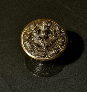 3D Scottish Thistle Emblem - Scotland