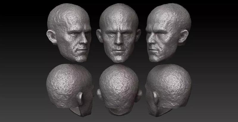 ONE12 SCALE HEAD - RYAN REYNOLDS - DEADPOOL NO NECK - MOVIE VER