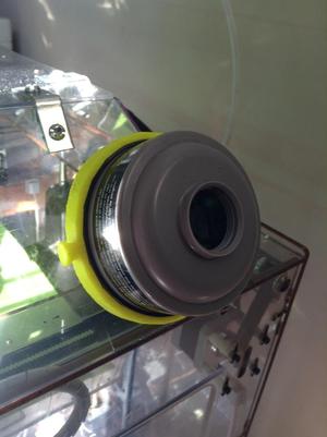 Fume hood air filter