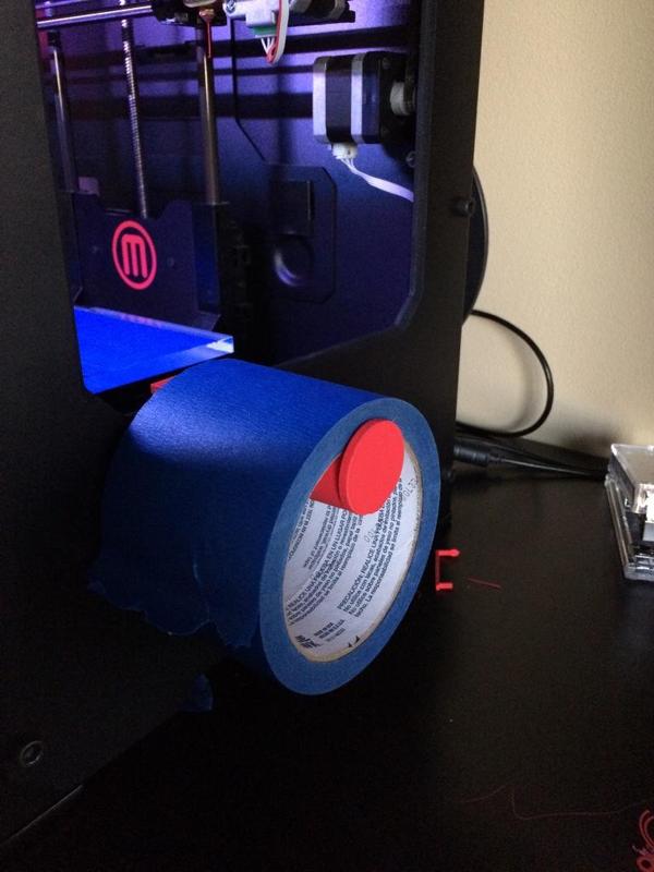 Blue tape holder! Fits onto Replicator 2/2x sides!