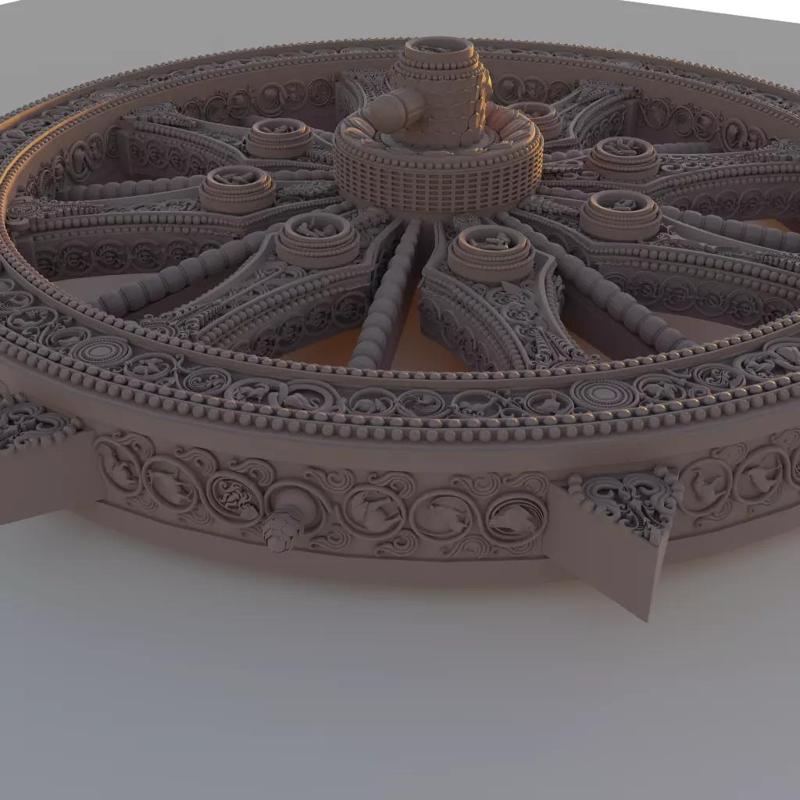 konark wheel ready to print