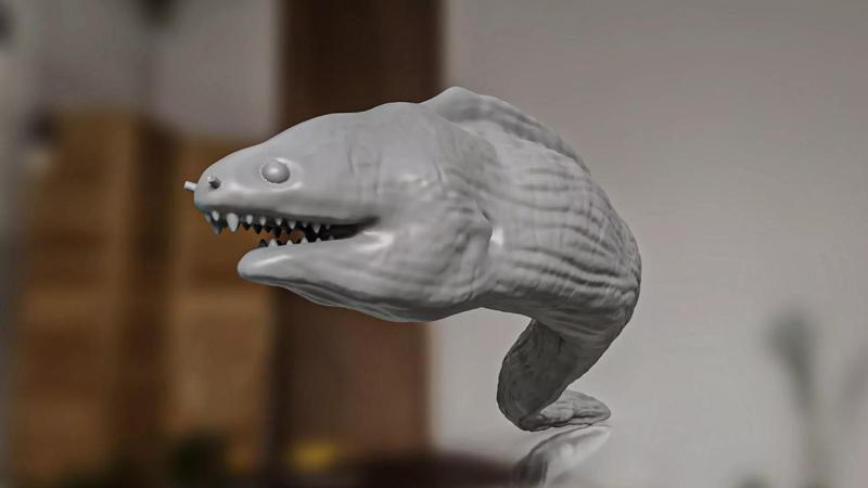 Moray Eel Statue
