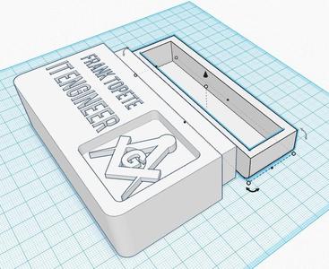 Masonic Business Card Holder