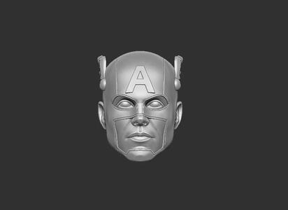 ONE12 Scale Head Capitan America