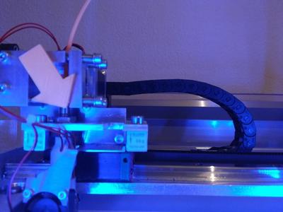 RF1000 Extruder Arrow