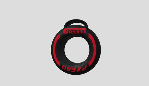 F1 wheel key ring