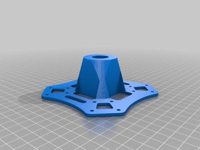 F450 top plate with Ublox GPS mount