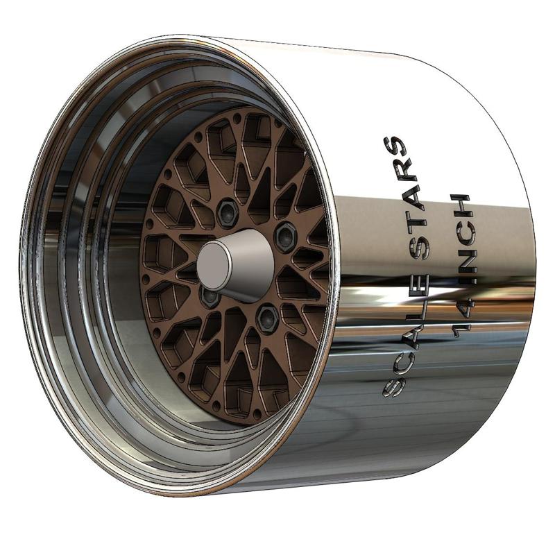 Bridgestone potenza TR-S 14 inch SCALE 1/24