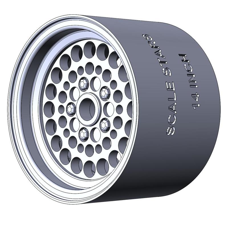 Wheels 14 inch Scale 1/24