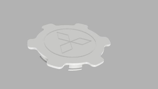 Mitsubishi Shogun Sport 1999-2008 centre wheel cap.