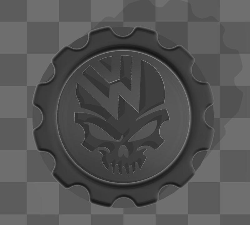 VW Centet wheel hub cap 2