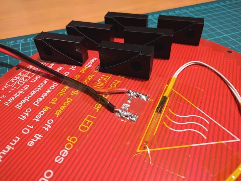 Kossel 220mm Hot Bed Spacers / Mounts