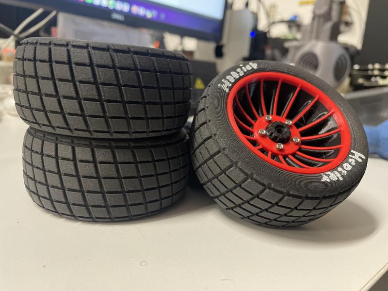 RC Tire for 3D Sets - Hoosier like
