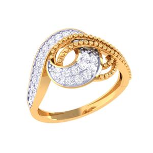 Printable 3D jewelry model of Lady diamond ring