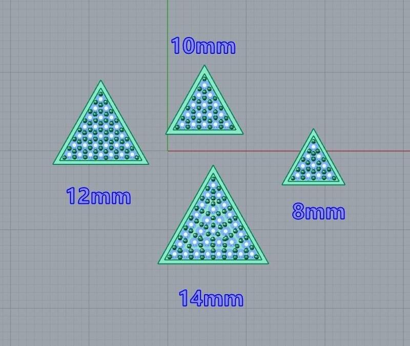 Triangle set