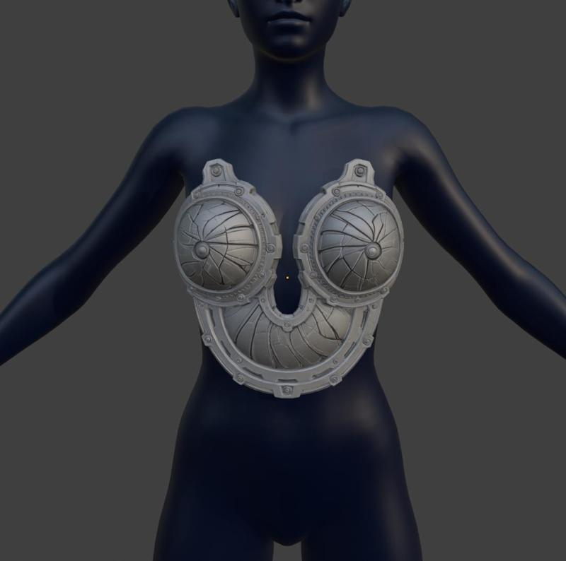 Mechpunk Breast Armor