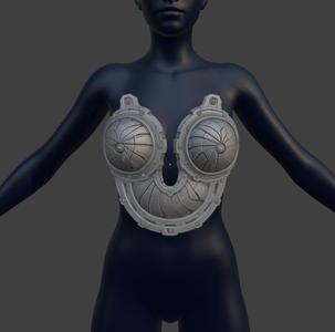 Mechpunk Breast Armor