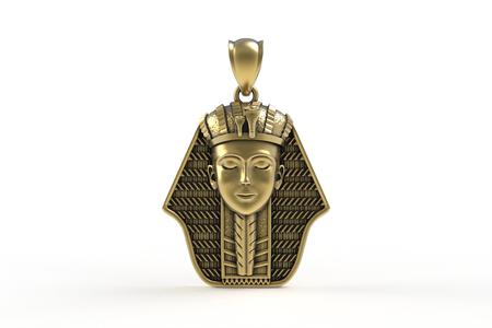 00014 Egyptian Pharaoh King Pendant