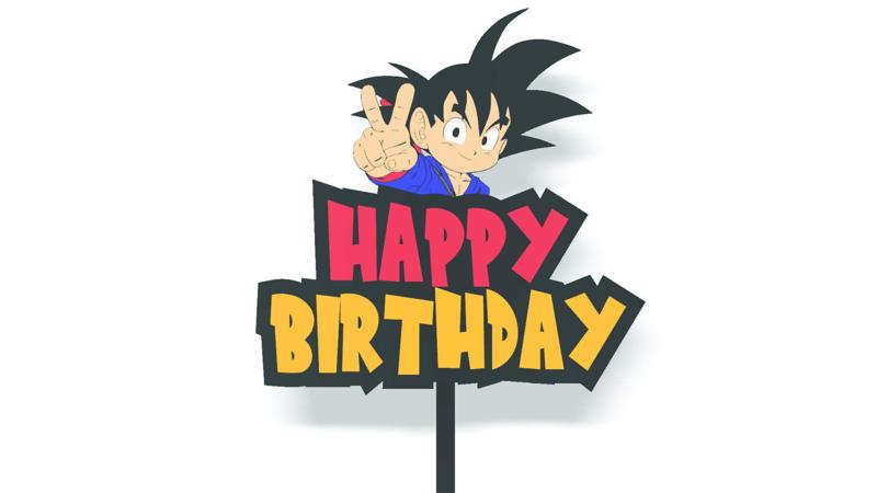 Dragon ball cake topper