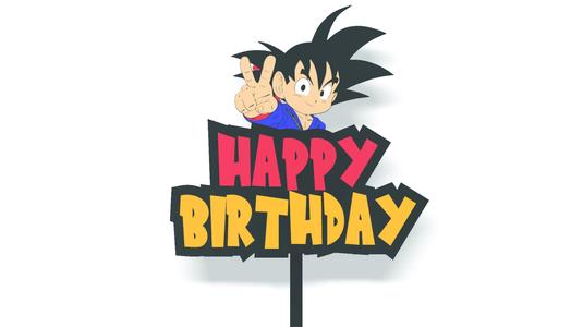 Dragon ball cake topper