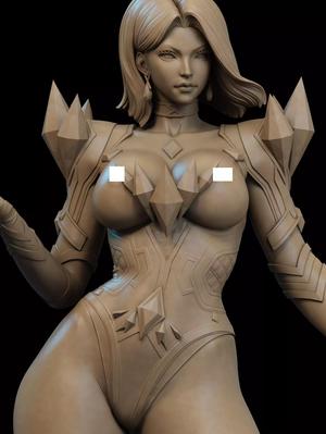 Emma Frost NSFW 3D Print