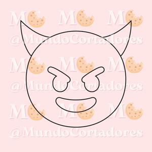 CUTTER AND STAMP EMOJI DEVIL