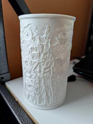 Lamp - Dragon ball lithophany - For spotlights, table lamps, etc...