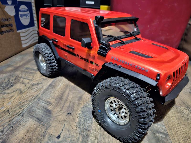 SCX10 III wrangler high clearance fenders