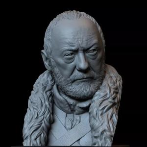 Davos Seaworth from Game of Thrones bust 200mm