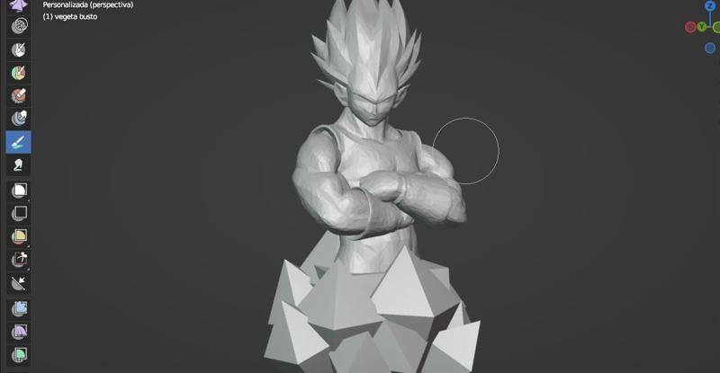 busto vegeta dragon ball