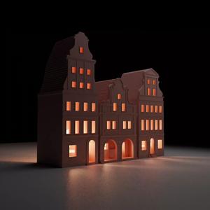 Christmas decor - candle holders