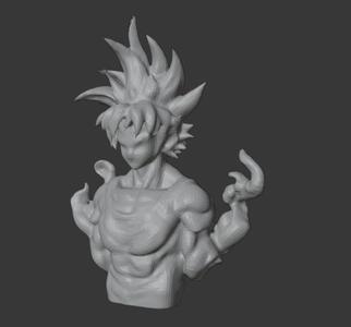 Super Saiyan Blue Bust
