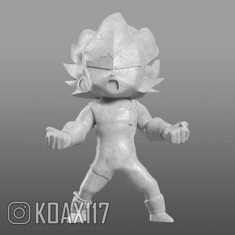 FREE Majin Vegeta Powering Up - Buu Saga