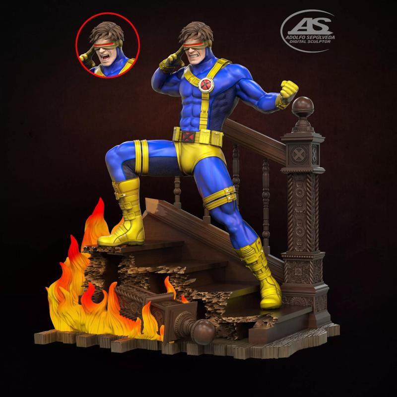 Cyclops X-MEN STL FILE