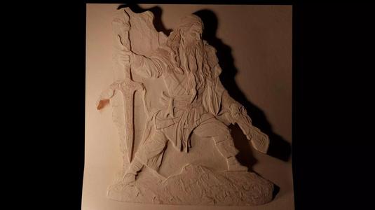 Elminster Aumar DND CNC 3d Print High Relief Sand Casting