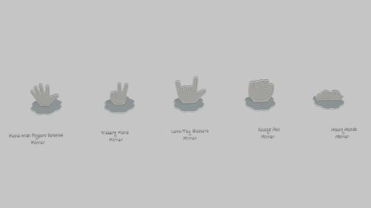 Hand Symbols Mini Pack Emoji Statues