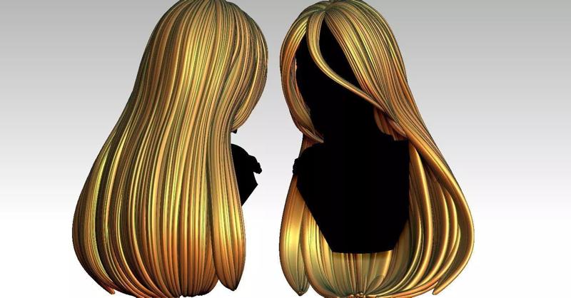 3D Hairstyles for girl V125