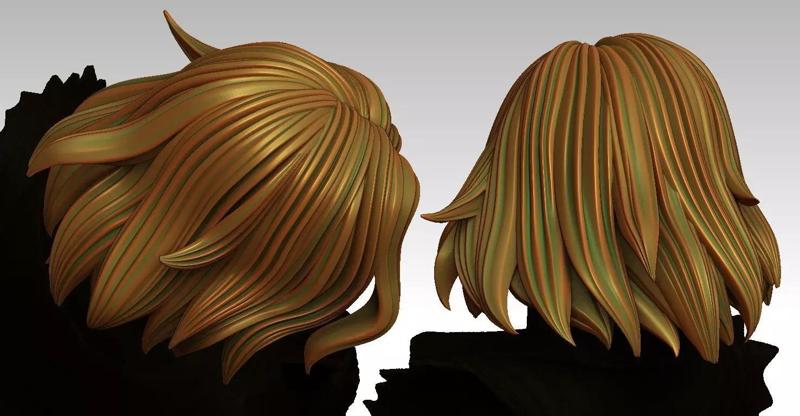 3D Hairstyles for girl V104