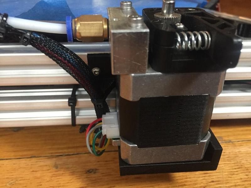Lower rail extruder motor mount for Kossel 2020