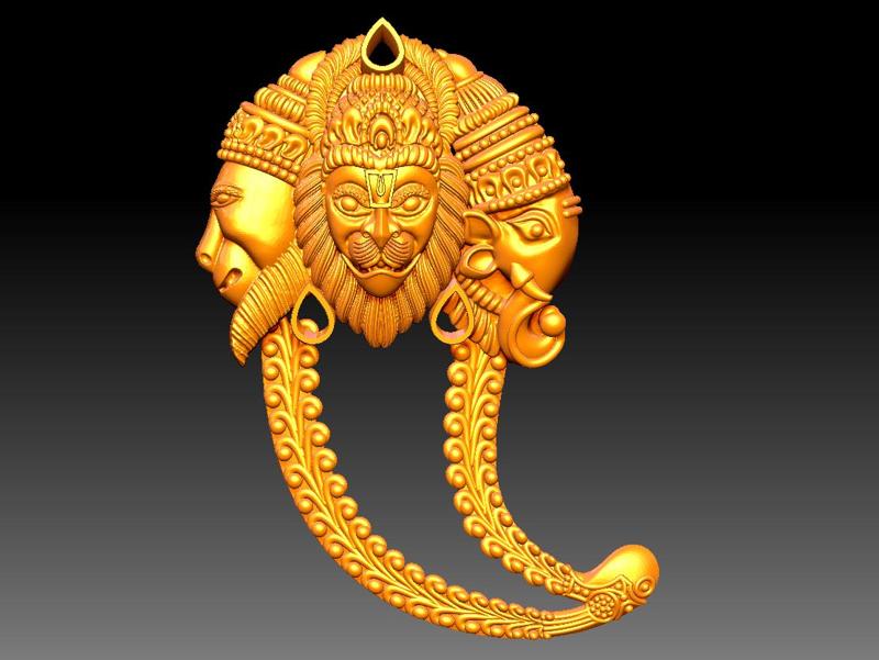 Puligoru nail locket 3d model