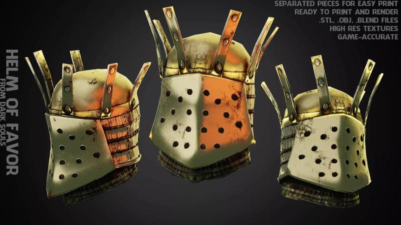 Dark Souls Lautrec Helm of Favor for Cosplay