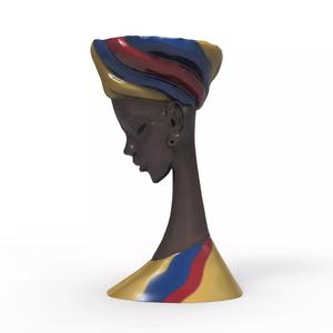 African Woman - Palenquera de Cartagena - STL for 3D printing