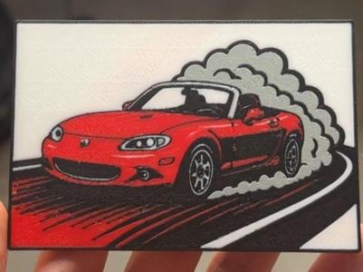 MX5 NC Launch Edition Plaque
