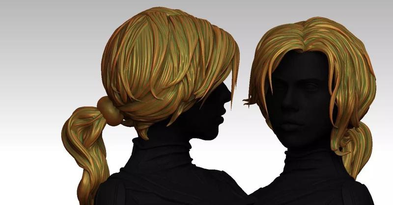 3D Hairstyles for girl V87