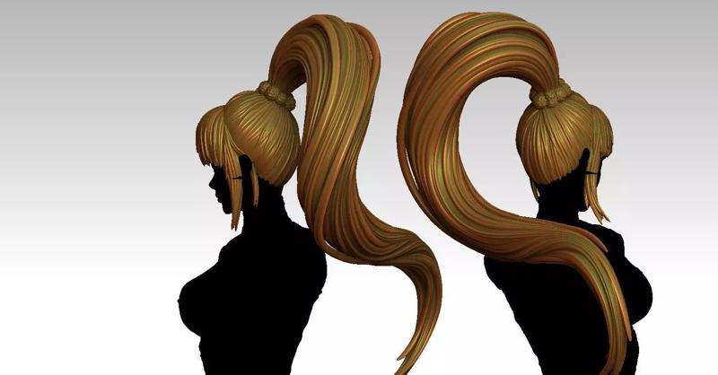 3D Hairstyles for girl V62