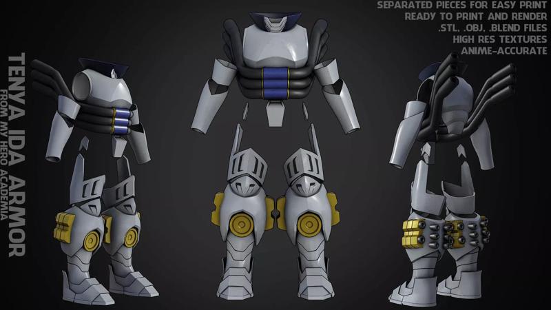 My Hero Academia Tenya Iida Ingenium Armor for Cosplay