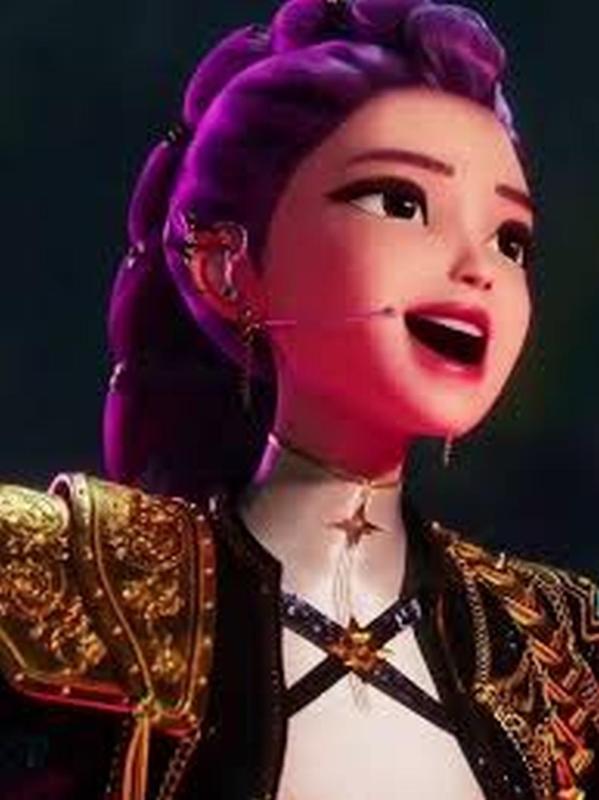 Accessory Kpop Demon Hunters Rumi golden Armor : Huntrix : Cosplay