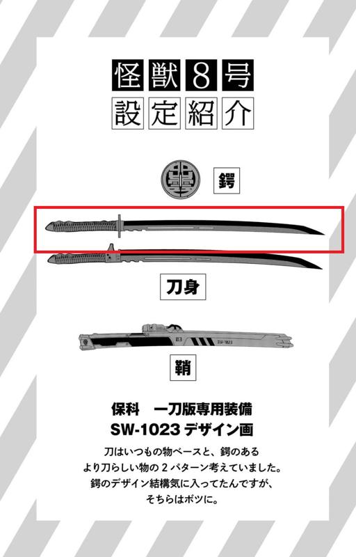 Kaiju Nº 8 - Vice Captain Hoshina Soshiro Katana
