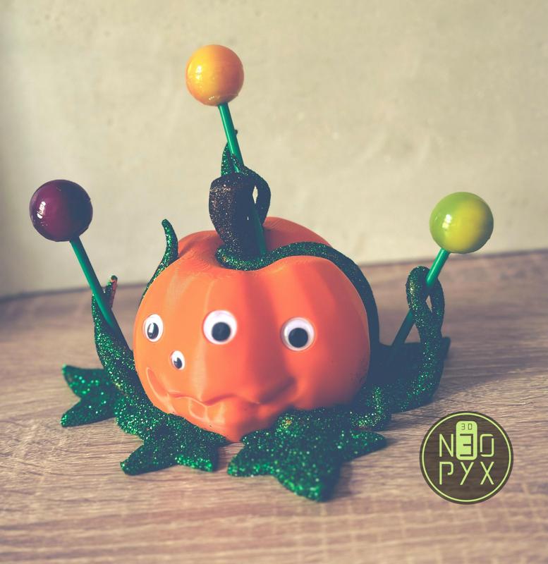 Halloween Lollipop Pumpkin