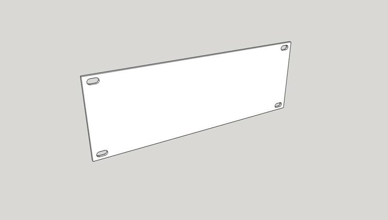Blank Face Rack 10 inch